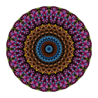 patrón de mandala abstracto, fondo de textura de mandala, patrón de mandala pintado digital png