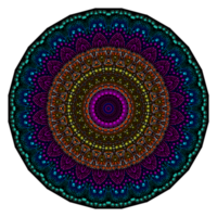 abstraktes Mandala-Muster, Mandala-Textur-Hintergrund, digital gemaltes Mandala-Muster png