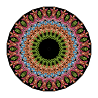 padrão de mandala abstrato, fundo de textura de mandala, padrão de mandala pintado digital png