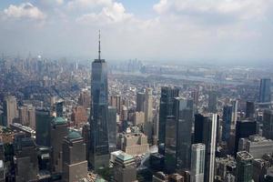 new york city manhattan helicopter tour aerial cityscape photo