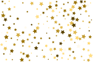 estrellas doradas que caen al azar. png