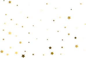 estrelas douradas caindo aleatoriamente. png