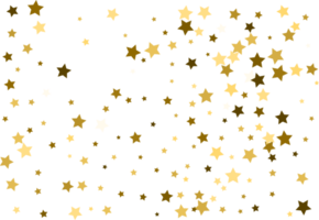 estrelas douradas caindo aleatoriamente. png