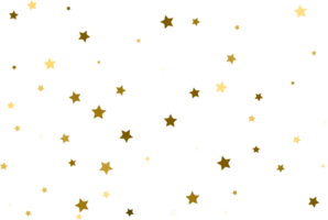 estrellas doradas que caen al azar. png