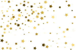 estrelas douradas caindo aleatoriamente. png