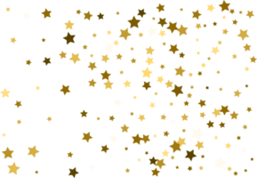 estrellas doradas que caen al azar. png