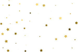 estrellas doradas que caen al azar. png