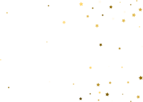 estrelas douradas caindo aleatoriamente. png