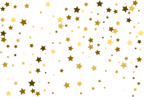 estrellas doradas que caen al azar. png