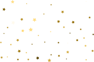 estrellas doradas que caen al azar. png