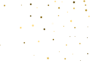 estrelas douradas caindo aleatoriamente. png