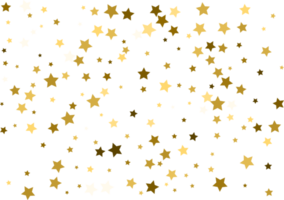 estrellas doradas que caen al azar. png