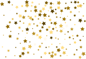 estrellas doradas que caen al azar. png