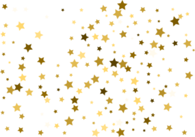 estrelas douradas caindo aleatoriamente. png