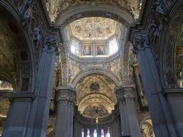 iglesia de santa maria maggiore en bergamo, italia, 2022 foto