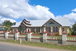 iglesia cristiana en tonga polinesia foto