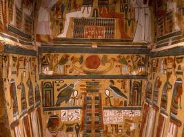 egyptian sarcophagus hieroglyphs close up detail photo