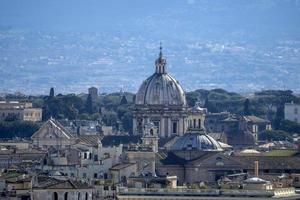 roma aerial view cityscape from vatican museum photo