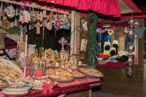 TRENTO, ITALY - DECEMBER 1, 2015 - People at traditional xmas market photo