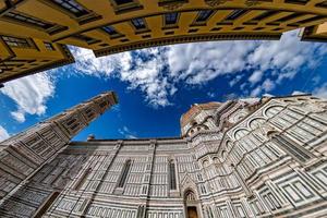 florence dome tower bottom up view photo