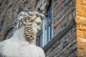 florencia piazza della signoria estatua foto