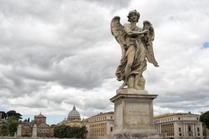 Vatican Saint Peter dome view from Tevere River photo