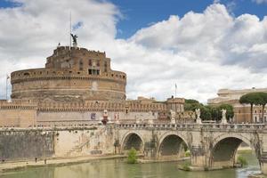 Castle sant'angelo summer home of pope francis in Rome photo