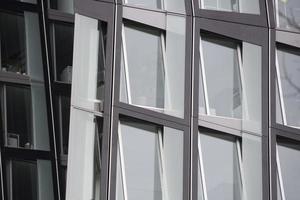 hamburg modern buildings window detail photo