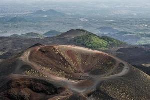 caldera del volcán etna foto