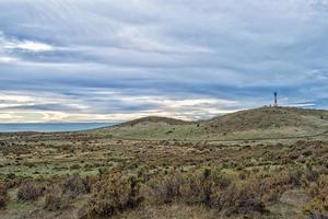 patagonia coast landscape in valdes peninsula photo