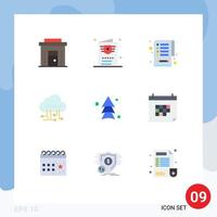 9 Creative Icons Modern Signs and Symbols of up arrow travel technology data Editable Vector Design Elements