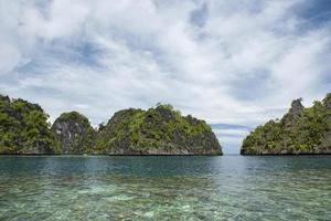 Raja Ampat islands landscape in Papua Indonesia photo