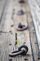 sail ship shrouds detail metal ring photo