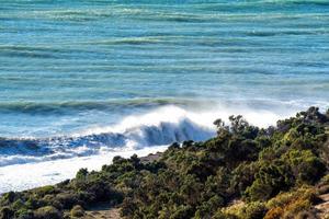 atlantic ocean waves in Patagonia photo