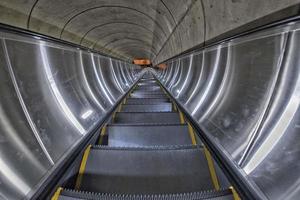 Escalera mecánica del metro de Washington DC foto