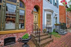 Frederick maryland historic old houses view photo