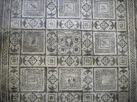 antiguo mosaico romano en austria foto