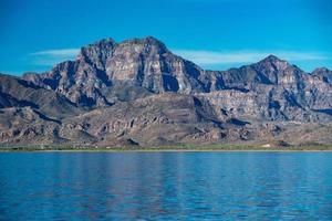 Loreto coast panorama Baja California desert colorful landscape view photo