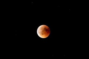 eclipse de luna roja foto