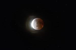 red moon eclipse photo