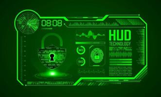 Modern HUD Technology Screen Background vector