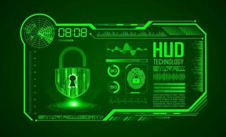 Modern HUD Technology Screen Background vector