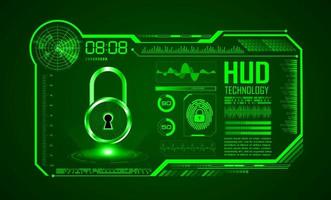 Modern HUD Technology Screen Background vector