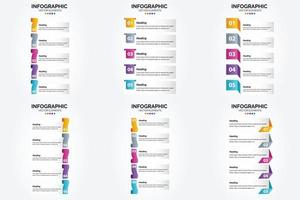 use estas ilustraciones vectoriales para crear atractivas infografías para publicidad. folletos volantes y revistas. vector