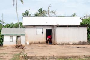 hovel, shanty, shack in Tonga, Polynesia photo