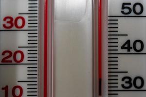 hot temperature warning thermometer photo