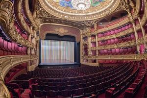 PARIS, FRANCE - MAY 3, 2016 people taking pictures at opera paris photo