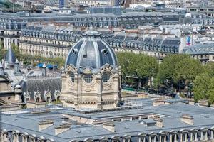 paris roofs and building cityview photo
