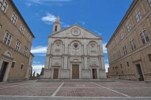 Pienza Tuscany medieval dome photo