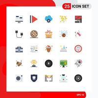 25 Creative Icons Modern Signs and Symbols of computers office data equipment willow Editable Vector Design Elements